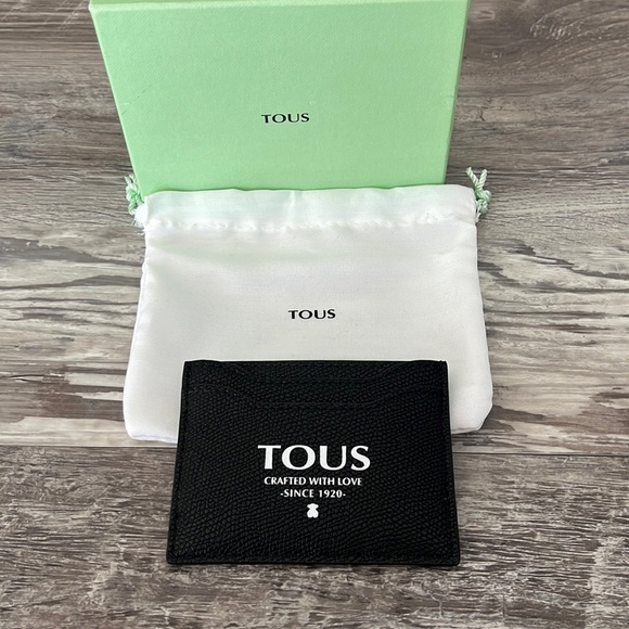 Tous Accessories - TOUS Black card holder new with tags